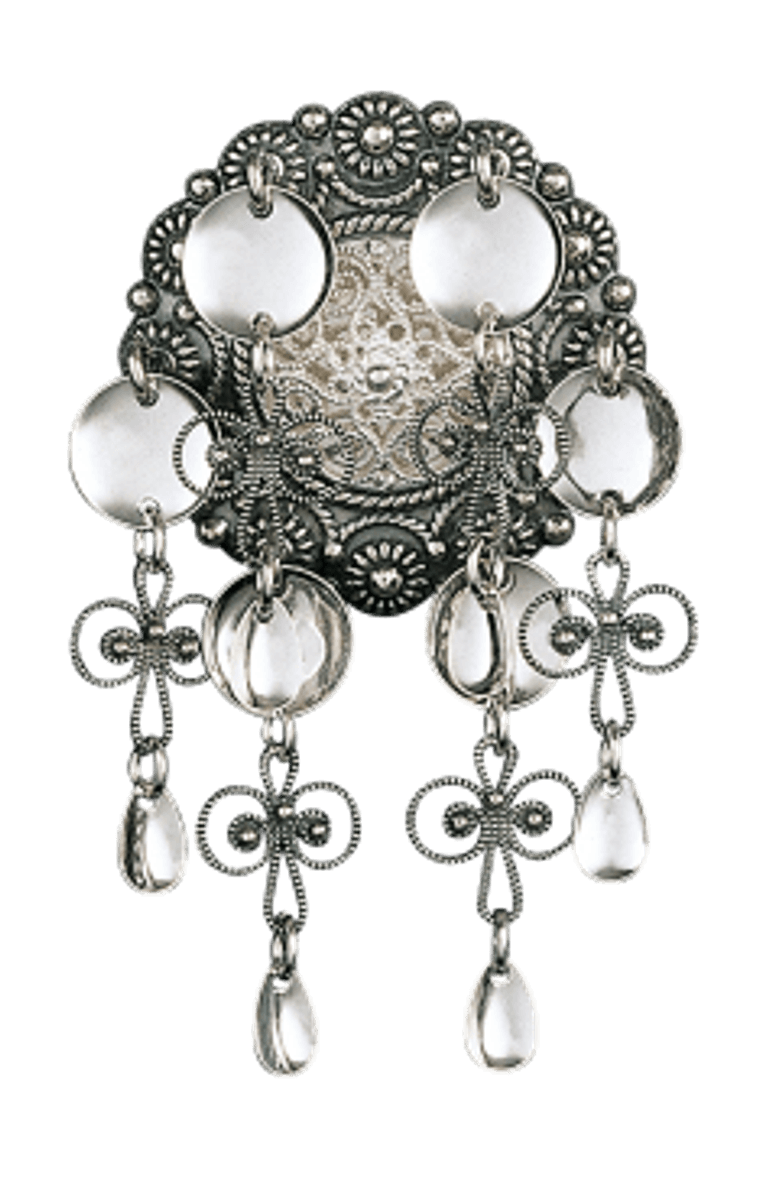 Sølje, oksidert/ kvit artnr: 145200