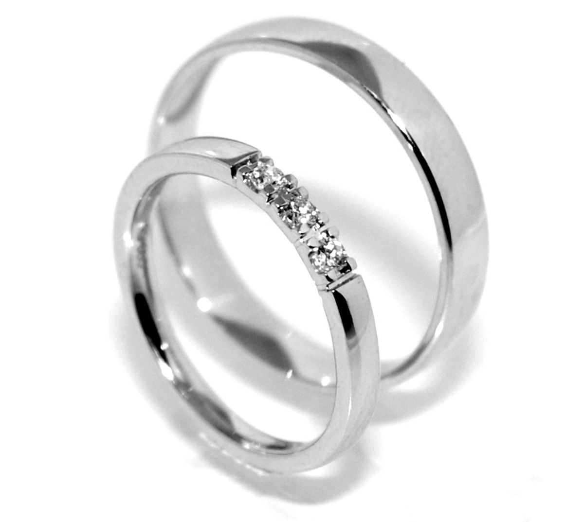 SpesialPris! Gifteringer med diamanter 0.15ct w.si